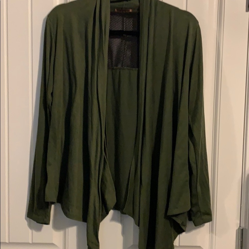 Cardigan with Mesh back